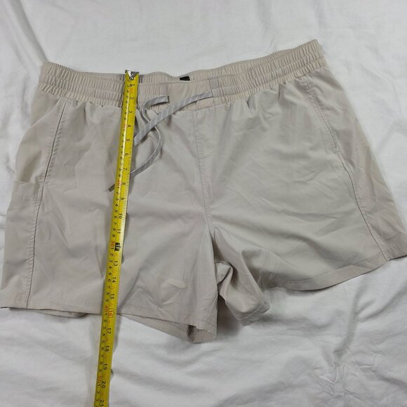 Pacific Trail Mens 2XL Beige Shorts Lightweight Elastic Waist Drawstring Hiking - Picture 8 of 9
